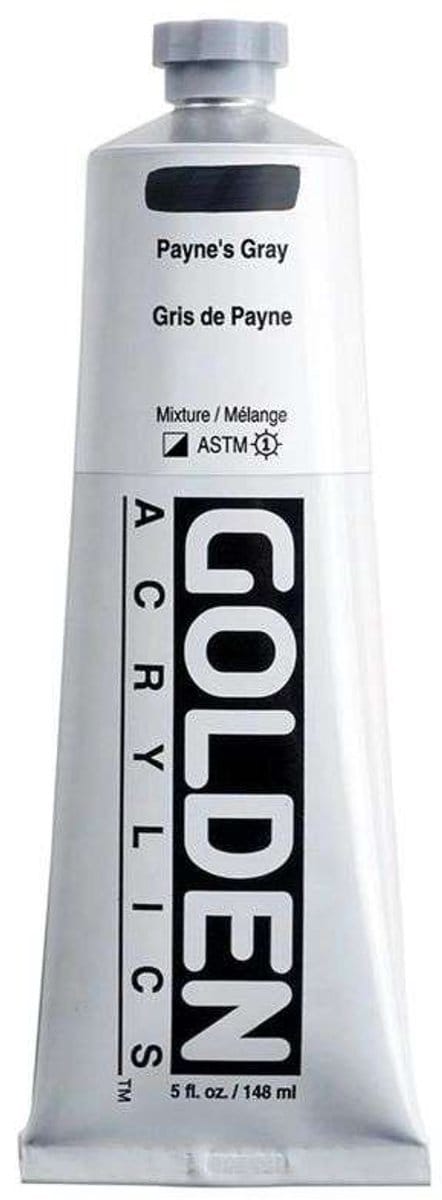 Golden Heavy Body Acrylverf Paynes Grijs 148 ml