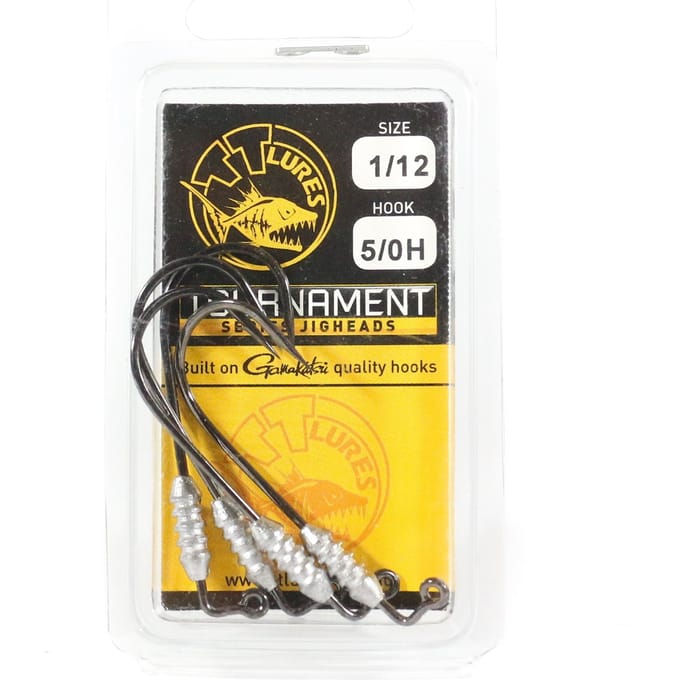 Tackle Tactics TT HWS verborgen gewichtssysteem 1/12oz 5/0 H 4/pak (0204) black