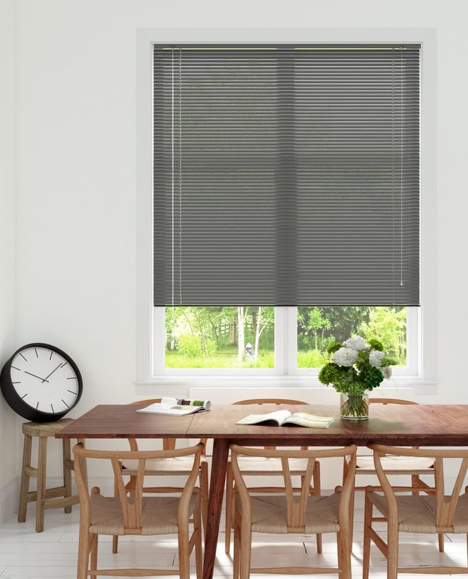 Decosol 202 Jaloezie Horizontaal Aluminium Donkergrijs 100x130cm