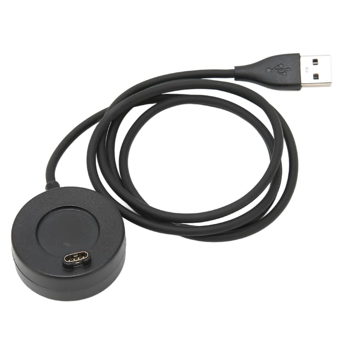 Horlogelader Horloge Power Dock USB-opladen 1m Kabel Datum Synchronisatiekabel voor Garmin Smartwatch black