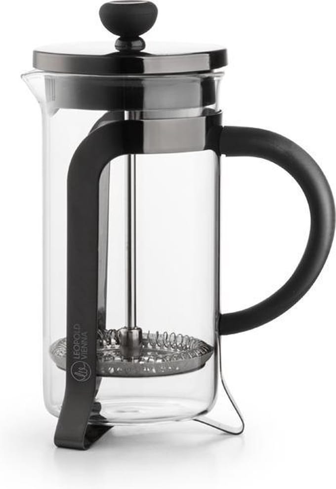 Leopold Vienna French Press Koffiemaker Shiny Black 1,0L - 8 cups