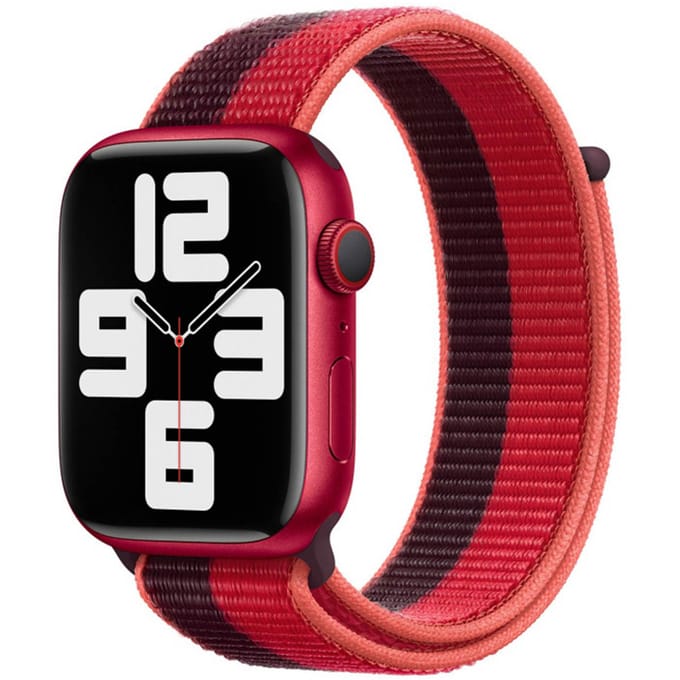Apple Watch Sport Loop - 41mm - Rood - Regular - voor Apple Watch SE/5/6/7