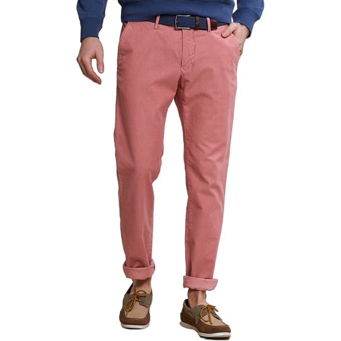 River Woods Slim Fit Basic Chino Pants Stretch Mahogany Taglia: 40 | Pantaloni chino Outlet | Uomo | Marrone