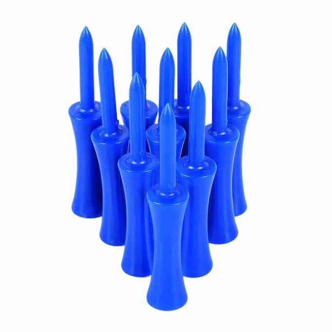 100 stuks Plastic Blauw 68mm Golf Tees Step Down Golf Accessoire Tool Voor Golfsporten blue