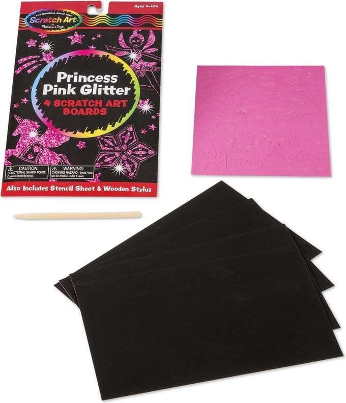 Melissa & Doug - Stratch Art - Princess Pink Gli