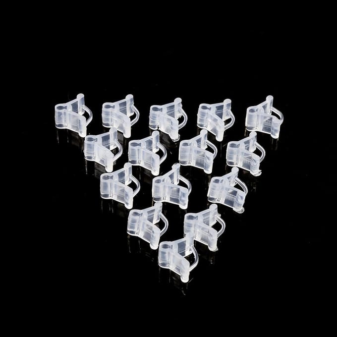 Special grafting clip Tomato seedling grafting clip Eggplant grafting clamp 100pcs white