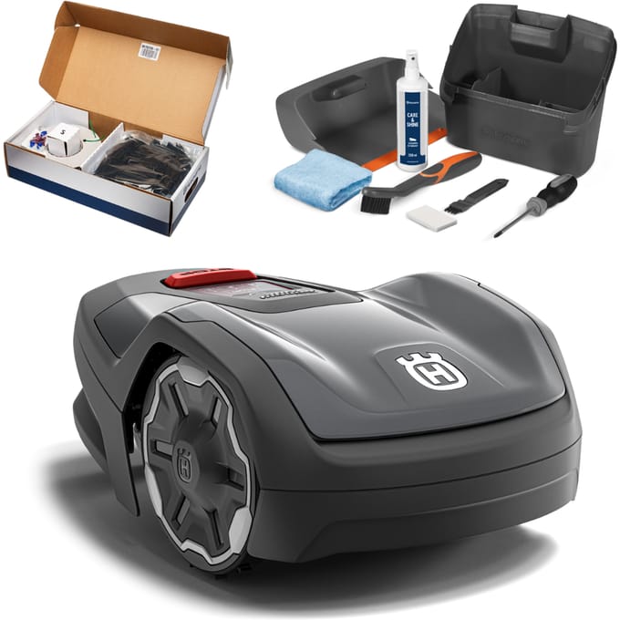 Husqvarna r4 aspire automower bundel!