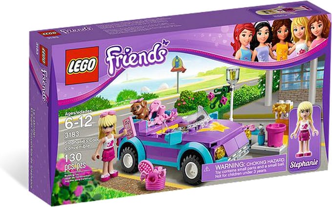 LEGO Friends Stephanie’s Cool Convertible, Bouwpakket, 6 jaar, 130 stuk(s)