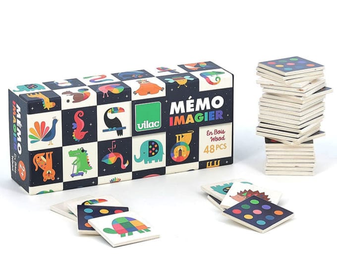 VILAC memoriespel Dieren 2 jr+