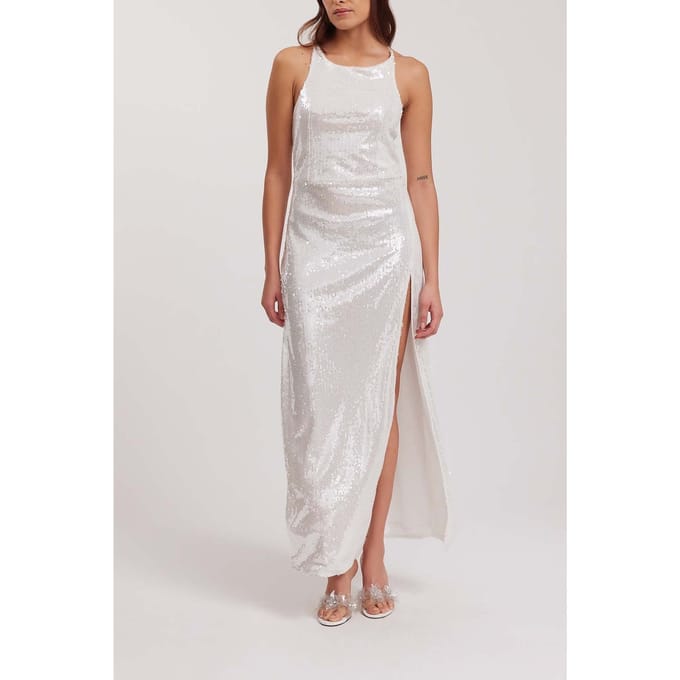 Anne Fontaine Anisette White Taglia: 36 | Maxi abiti Outlet | Donna | Bianco