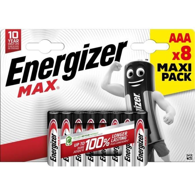 Energizer max aaa lr03 bl8 - MAXAAABL8
