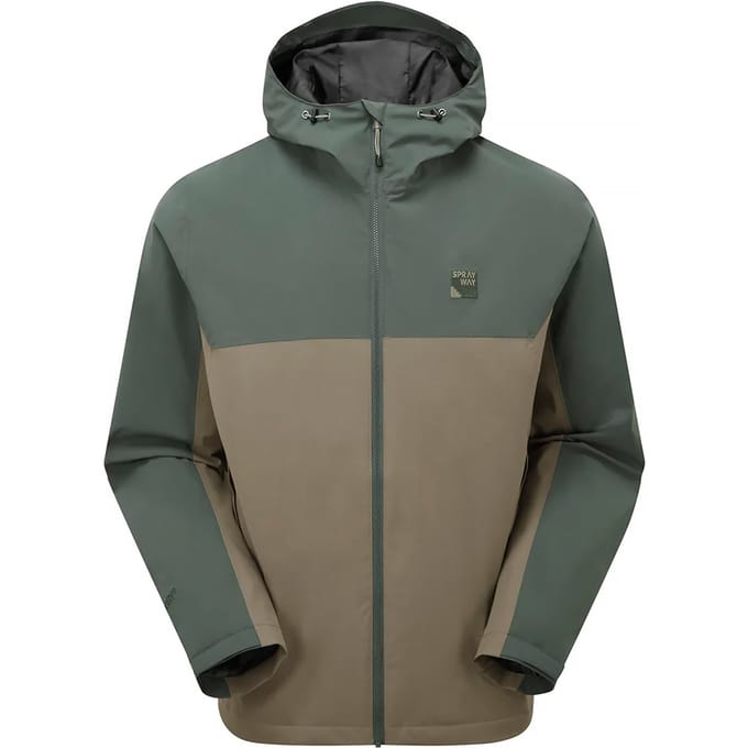 Heren Lichtgewicht Waterdichte Wand jacket met Capuchon Halve Rits Regenjas