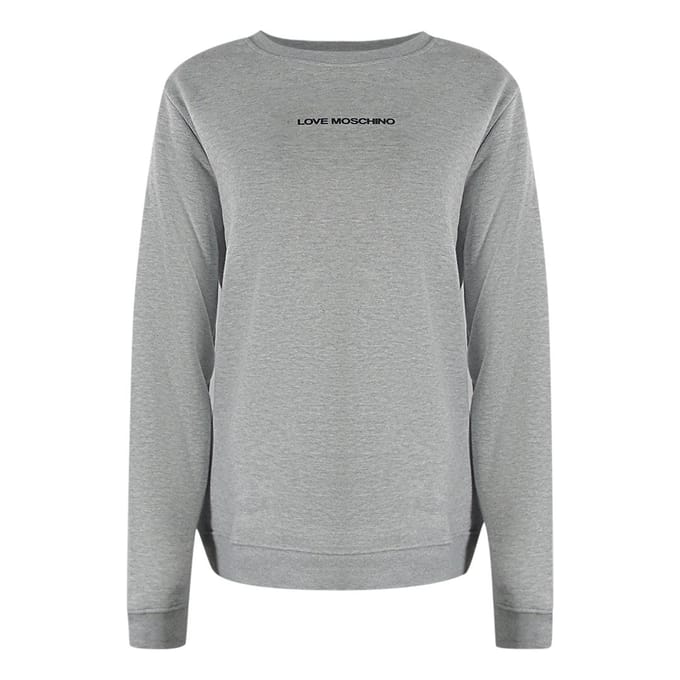 Love Moschino Dames/Dames Logo Sweatshirt (Grijs)