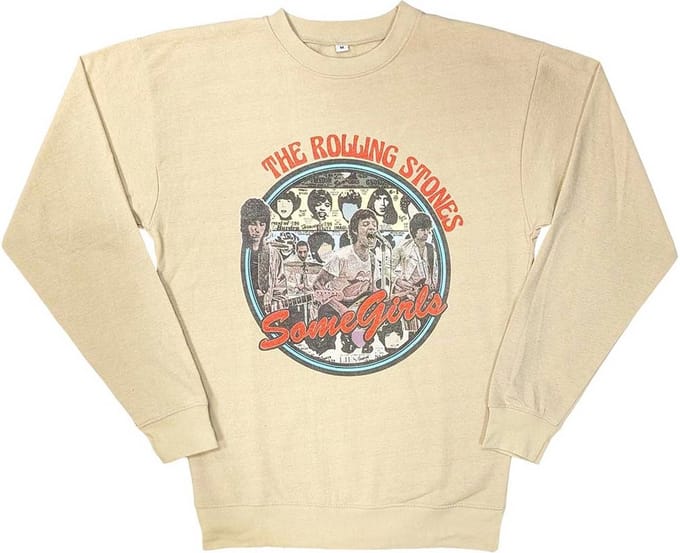 The Rolling Stones - Some Girls Circle Sweater/trui - M - Creme
