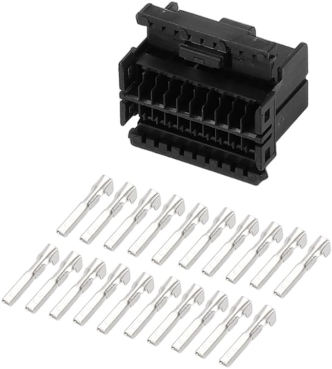 Allecto - 20 Pin Raamluiker Montage Connector - Vrouwelijke Draht