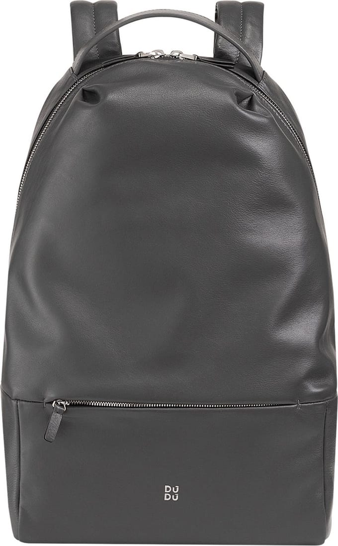 DuDu Rio Dagrugzak Leder 37 cm - anthracite