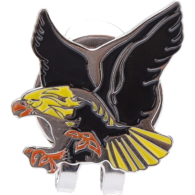Duurzame Roestvrijstalen Golf Hoed Cap Clip met Magnetische Bal Marker Accessoire Hawk white