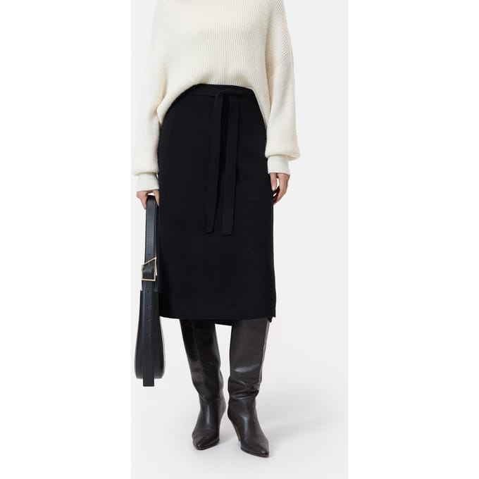 Closed Wool Wrap Skirt Black Taglia: XS | Minigonne Outlet | Donna | Nero