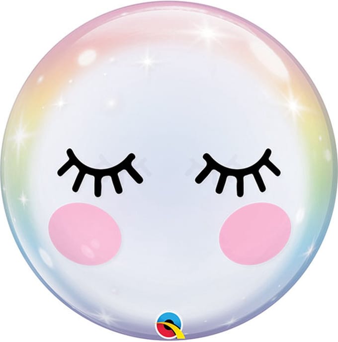 Bubble Unicorn Pastel 56 cm