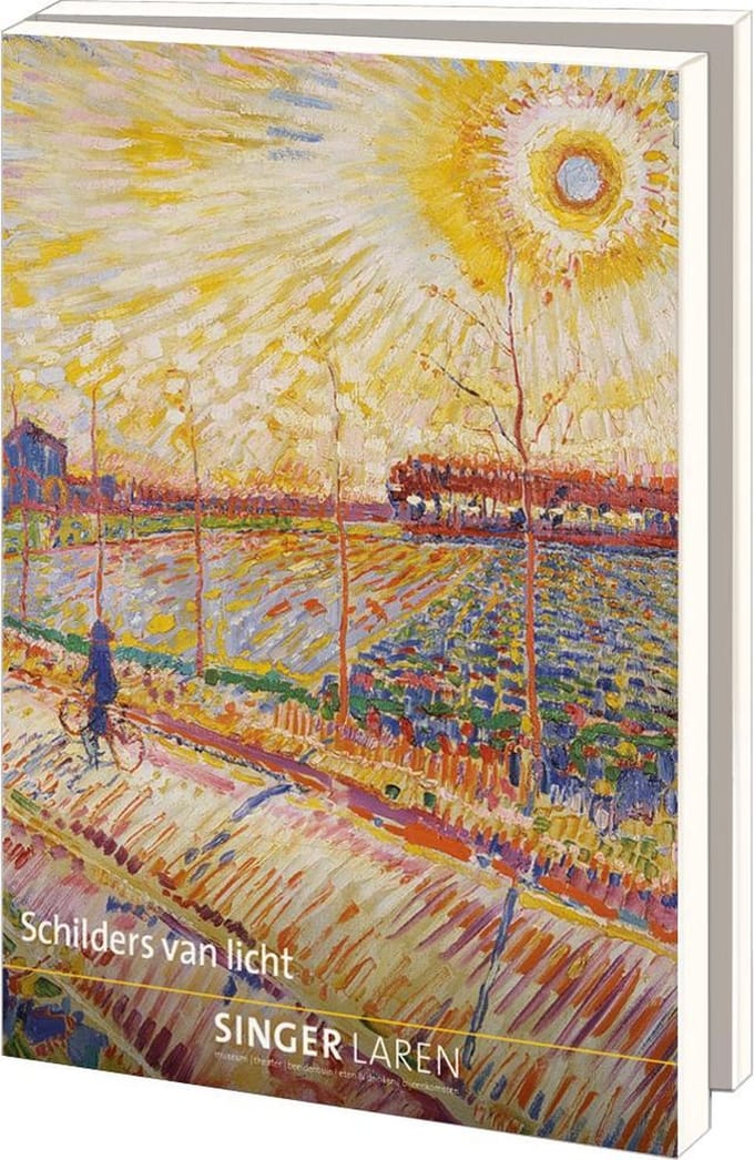 Kaartenmapje met env, groot: Schilders van licht, Singer Laren
