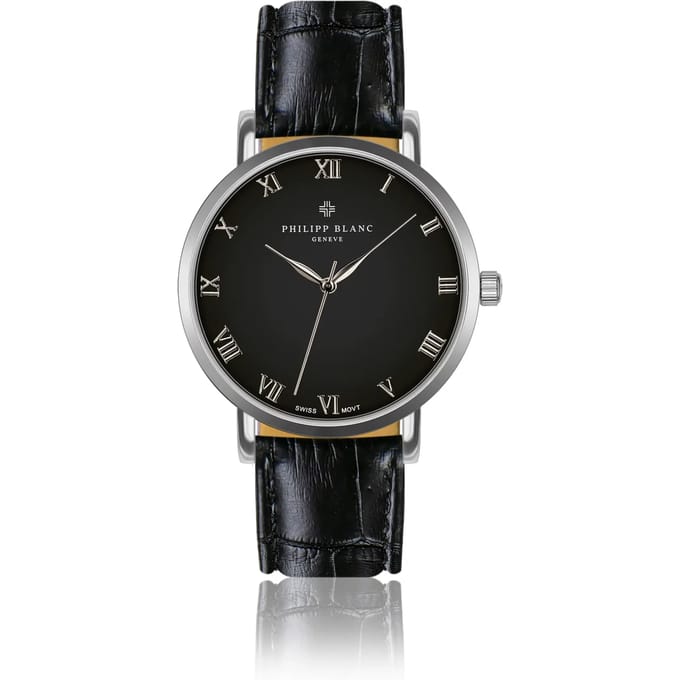 Krokodillenleren horloge Philipp Blanc Bern