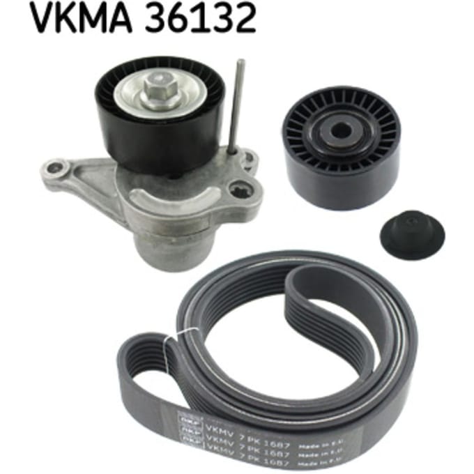 Poly V-riemset (met poelies) SKF VKMA 36132