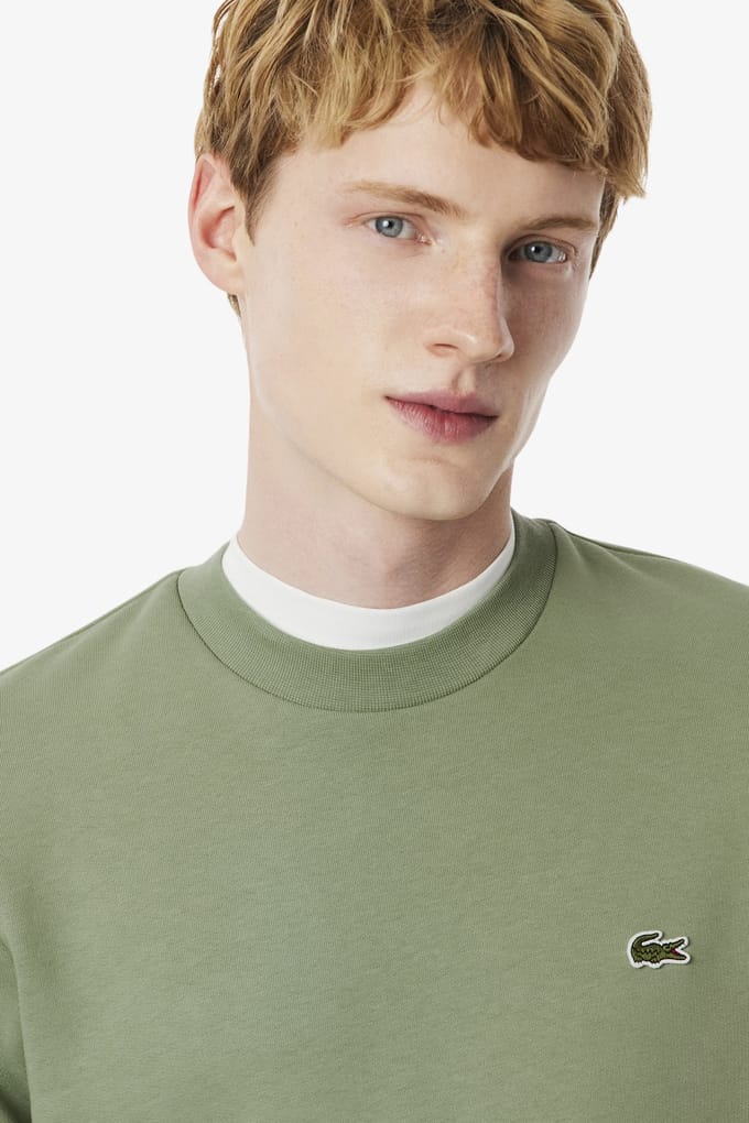Lacoste heren sweatshirt - tijmgroen