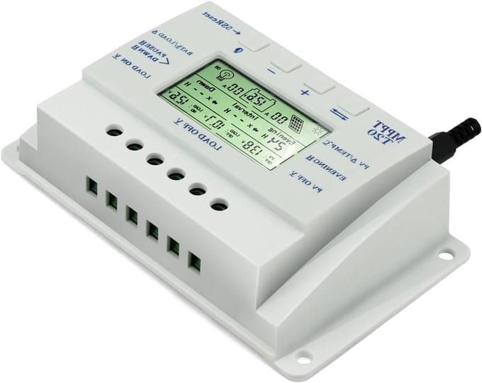Solar Laadregelaar - Zonnepaneel Controller - Energie Beheer - LCD Display - 20 Ampère - Zwart