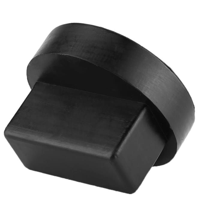 Auto Verbeterd Frame Rail Vloer Krik Ondersteuning Rubberen Pad Adapter voor Mercedes Benz black