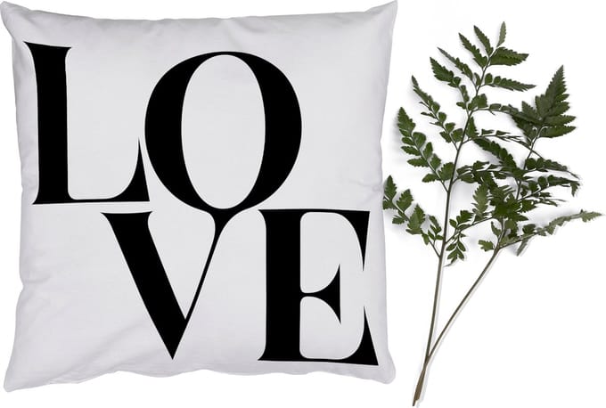 Sierkussens - Kussentjes Woonkamer - 60x60 cm - Tekst - Love - Quotes