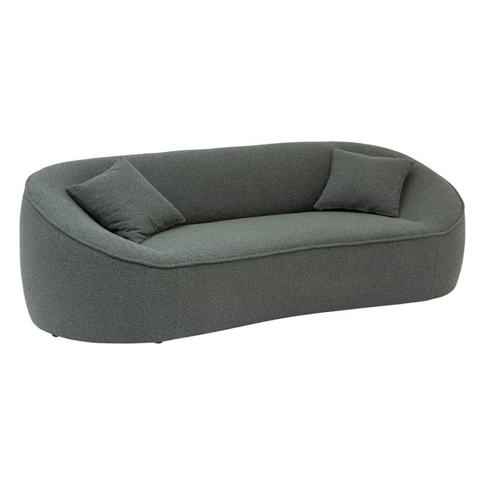 Eazy Living Bouclé 3-zitsbank Odil Groen