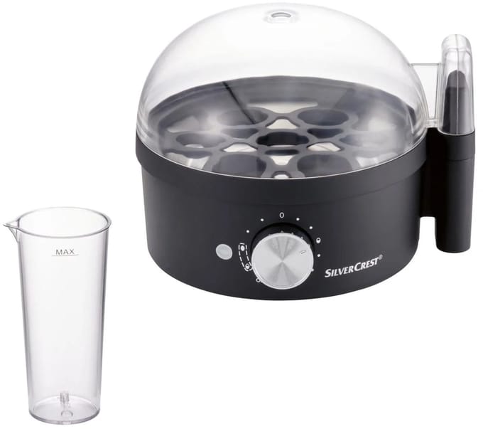 SilverCrest Eierkoker - Eierkoker electrisch - RVS behuizing - 3 Jaar Garantie