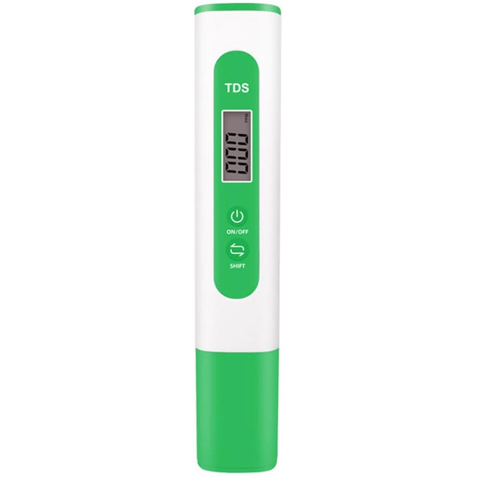 Stylo de test d'eau multifonctionnel TDS, outil de test de qualité de l'eau domestique, dureté de l'eau Portable vert