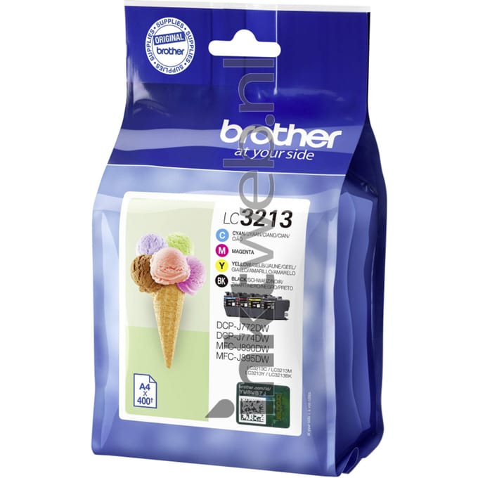 Brother LC-3213 Multipack zwart en kleur (Origineel Hoge Capaciteit)