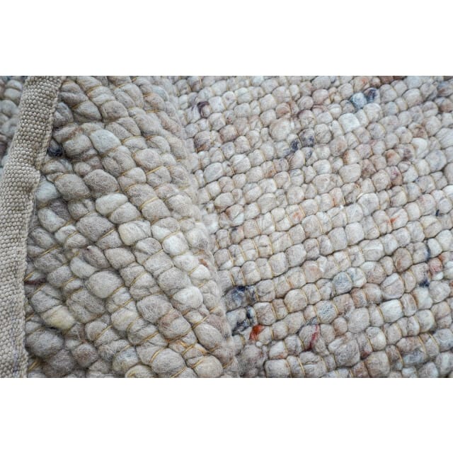 Veer Carpets Vloerkleed steve donker beige rond ø200 cm