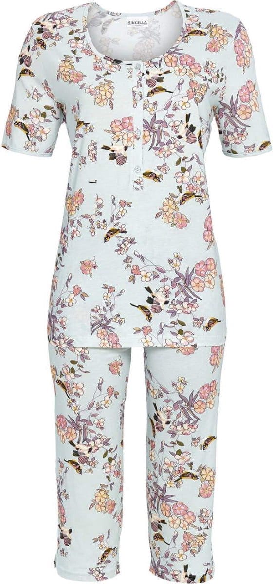 Ringella – Flowers Birds – Pyjama – 5211237 – Powder Blue – Maat 46