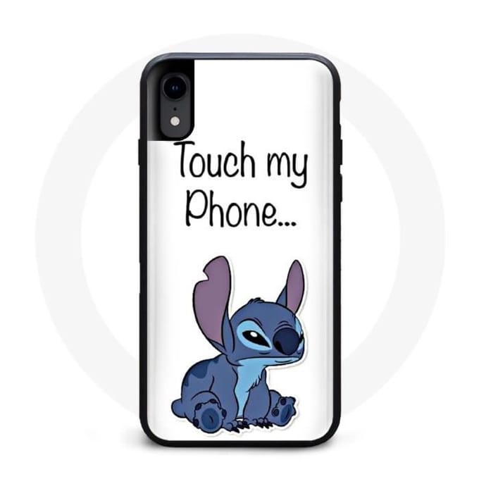 Coque IPhone X Stitch Don't touch my phone