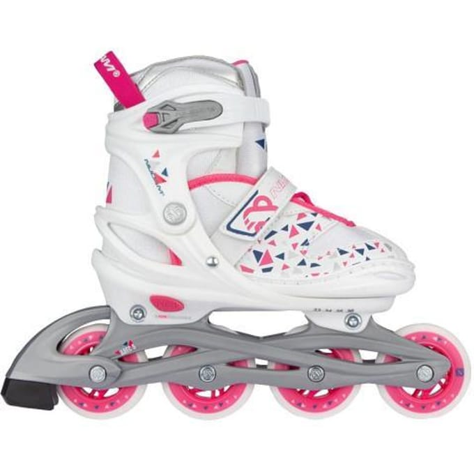 Nijdam Inlineskates Semi Softboot White Wedge maat 37-40 Skates/Skeelers