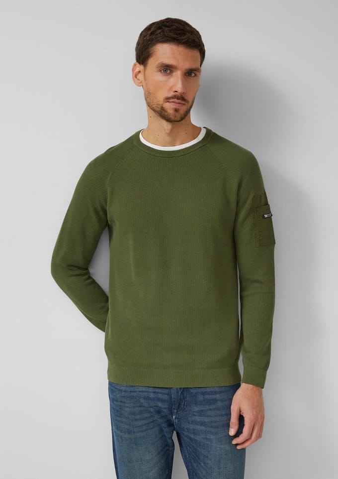 s.Oliver  Pullover Green Taglia: 3XL | Maglioni a maglia Outlet | Uomo | Verde