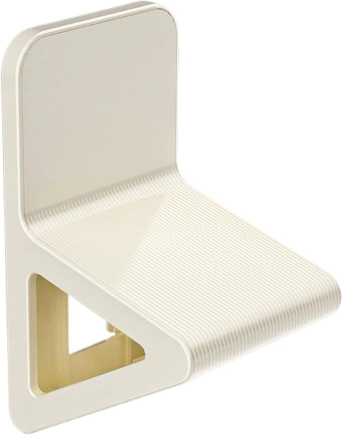 Badkamer Voetpedaal - Douche Voetensteun - Scheren Benen - Muur Gemonteerd - 16x9 cm - Wit