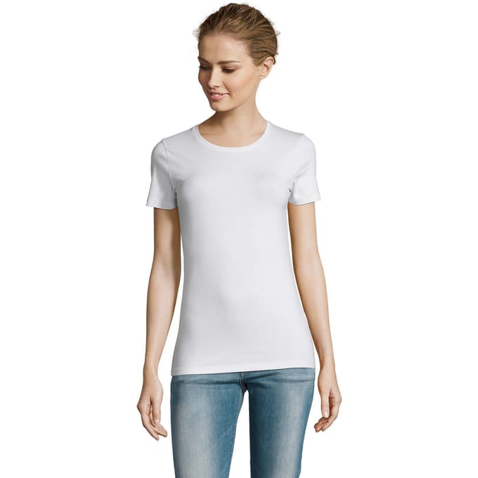 SOLS Dames/Dames Millenium T-Shirt (Wit)