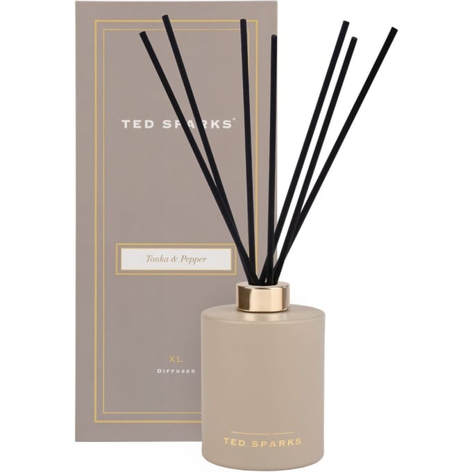 Ted Sparks Tonka & Pepper Geurstokjes 200 ml