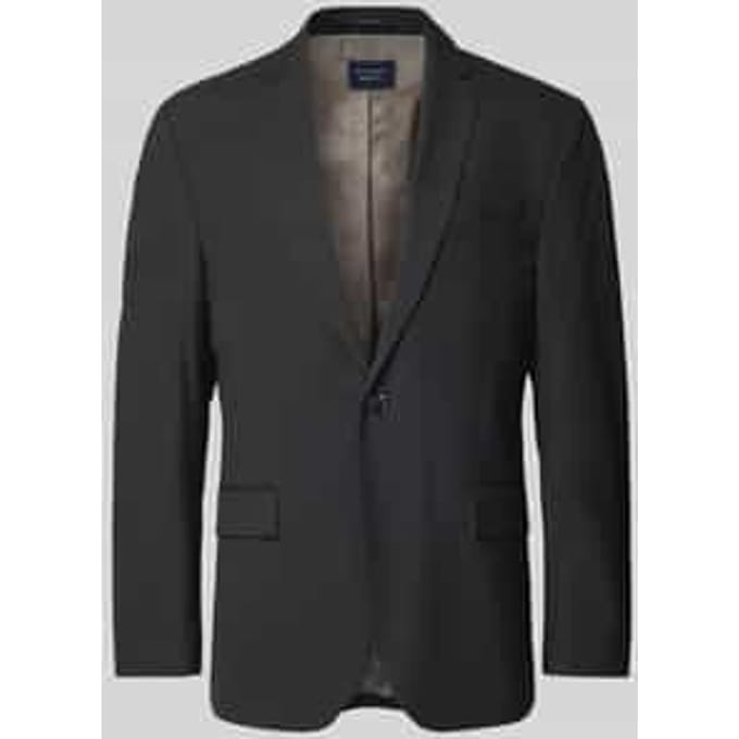 comfort fit 2-knoops colbert met reverskraag