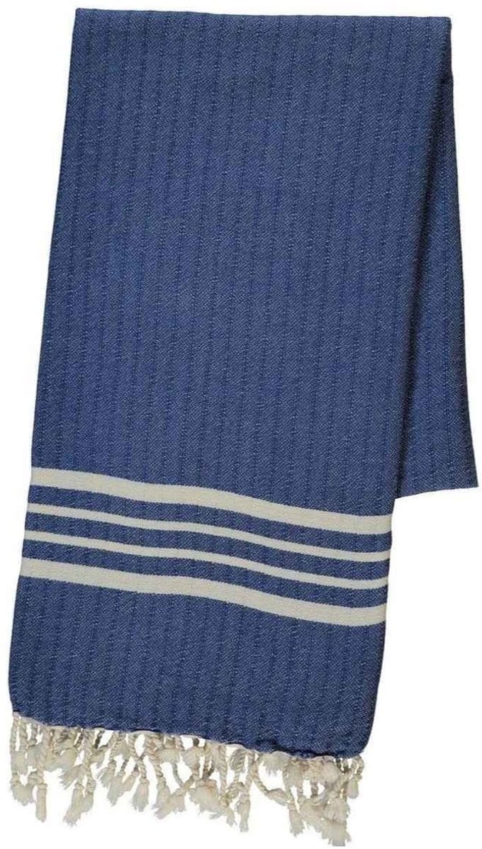 Hamamdoek XL Royal Blue – 210x100cm – Krem Sultan