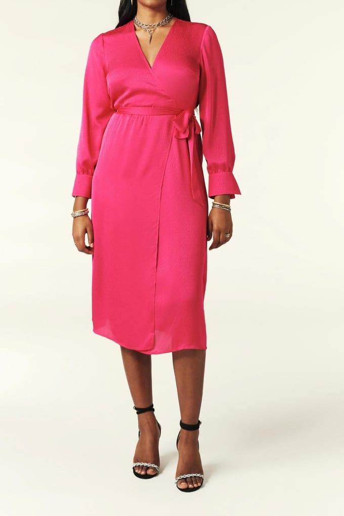 BA&SH Robe Iris Fuschia Taglia: S | Abiti Midi Outlet | Donna | Viola