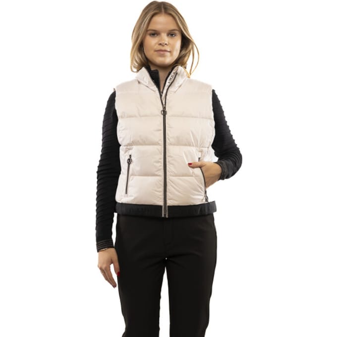 Luhta Haloinen Winterbodywarmer dames Ecru L/40