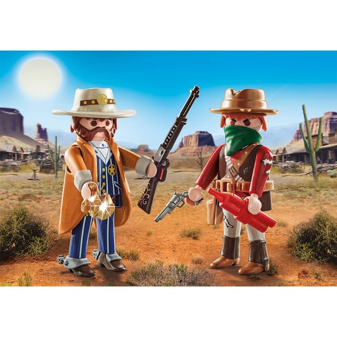 PLAYMOBIL DuoPacks Bandieten en sheriffs - 71508