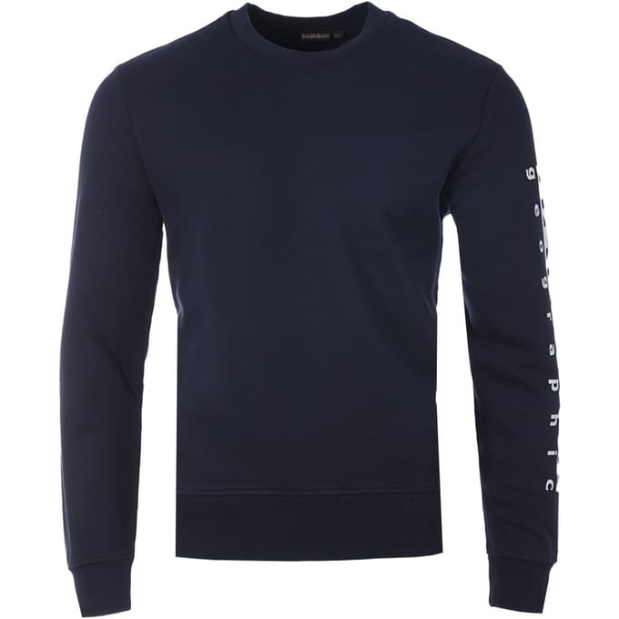 Napapijri Badas Crew Neck Sweatshirt - Blauw Marine