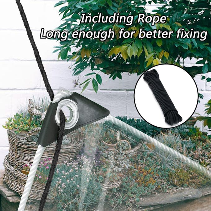 Transparant Regentarp Verdikt Winddicht Waterdicht Tarp Multifunctioneel Waterdicht Tarp Cover voor Balkon Buiten 0.9*0.9m gray
