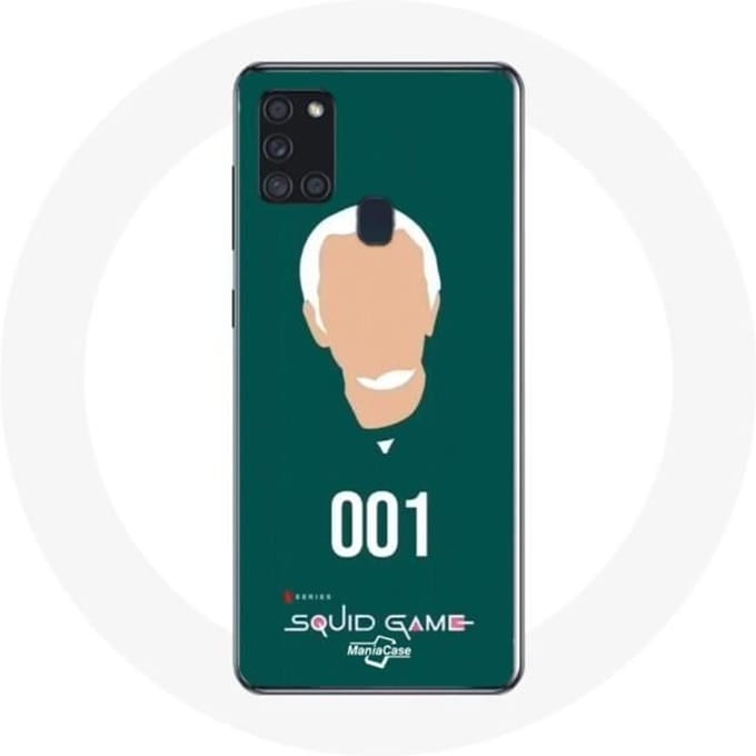 Samsung Galaxy A21S Case Squid Game Oh Il nam Nummer 001